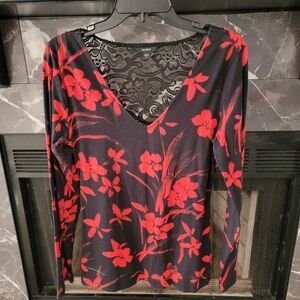 Women's floral lace GUESS top size L